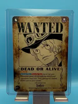 Wanted Dead or Alive Sabo SP OP13-120 SEC Alt Art English EN Rare One Piece Mint - Image 1