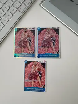 Donquixote Doflamingo ST03-009 SR x3 Playset | One Piece ENGLISH | MINT - Image 1