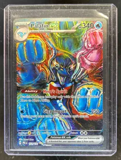 2025 Pokemon SV Prismatic Evolutions PRE EN Palafin ex #151/131 - Image 1