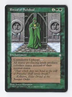 Ritual of Subdual Ice Age MTG Vintage Magic the Gathering Card LP/NM - Image 1