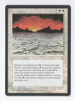 Drought Ice Age MTG Vintage Magic the Gathering Card LP/NM - Image 1