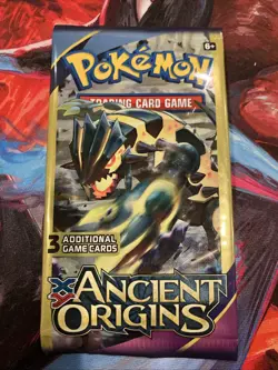 Xy Ancient Origins Mini Booster Pack Factory Sealed Pokemon 3 Card - Image 1