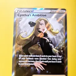 Cynthia's Ambition 169/172 Brilliant Stars Pokemon Card Full Art Ultra Rare Holo - Image 4