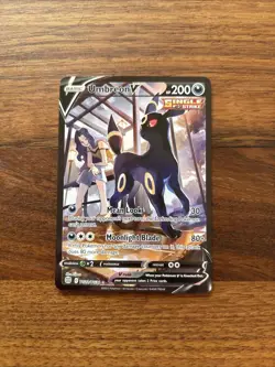 Pokemon TCG Umbreon v TG22/TG30 Brilliant Stars Trainer Gallery Alternate Art - Image 1
