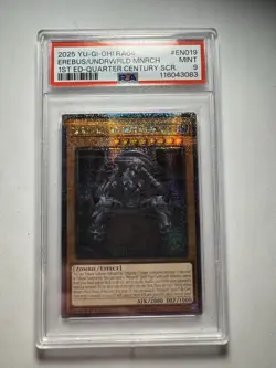 Yu-Gi-Oh! Quarter Century Stampede RA04-EN019 Erebus Underworld Monarch PSA 9 - Image 1