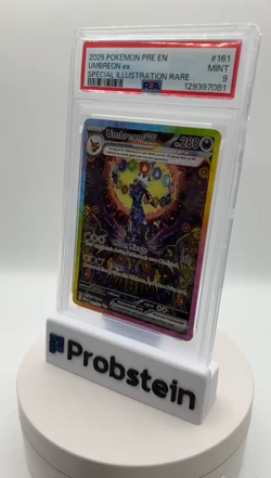 2025 Pokemon PRE EN Prismatic Evolutions Umbreon EX SIR 161/131 PSA 9 MINT - Image 2