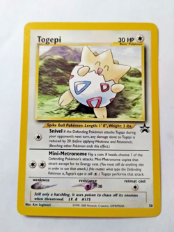 Pokemon TCG Togepi Wizards Black Star Promos 30 Regular Promo - Uncirculated - Image 1