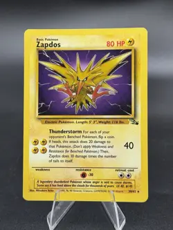 Zapdos - 30/62 - Fossil Unlimited 1999 - WOTC - Non Holo - LP - Pokemon TCG - Image 1