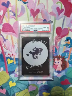 PSA 10 Don!! Card Gear 5 Luffy. One Piece ENGLISH Promo Official Event Prize - Image 1