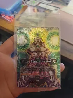 Dragon Ball Super Card Broly, Legend's Dawning Mythic Booster P-068 Sealed - Image 1