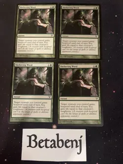4x MTG Sheltering Word Avacyn Restored (Playset) - Free ship over $25 - Image 1