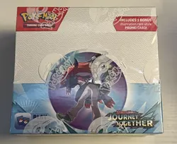 Pokemon TCG: Journey Together ENHANCED Factory Sealed Booster Box + Topper - Image 1
