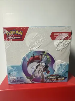 Pokemon TCG SV09 Journey Together Enhanced Factory Sealed Booster Box Plus Promo - Image 2