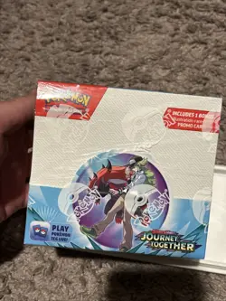 Pokemon TCG: Journey Together ENHANCED Factory Sealed Booster Box + Topper - Image 1