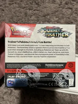 Pokemon TCG: Journey Together ENHANCED Factory Sealed Booster Box + Topper - Image 2