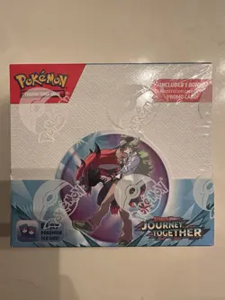 Pokemon TCG: Journey Together ENHANCED Factory Sealed Booster Box - Image 1