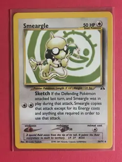 2001 Pokemon Neo Discovery Smeargle Unlimited #30/75 Non-Holo NM Mint - Image 1