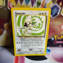 Pokemon TCG Smeargle 30/75 Neo Discovery Card 2001 - RARE - good condition - Image 1