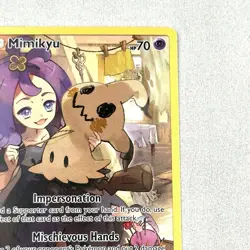 Mimikyu 245/236 Alt Art Secret Rare Pokemon TCG Cosmic Eclipse NM - Image 5