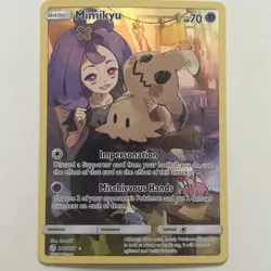 Mimikyu 245/236 Full Art Pokemon Cosmic Eclipse Pokemon TCG NM - Image 1