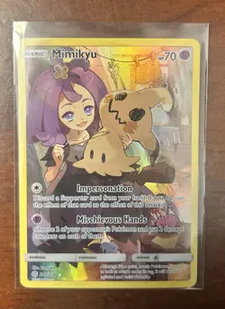 Mimikyu 245/236 Full Art Pokemon Cosmic Eclipse Pokemon TCG NM - Image 1
