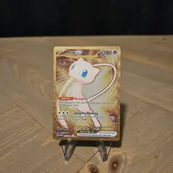 2023 Mew EX 205/165 Scarlet & Violet 151 Metal Full Art Pokemon Card - Image 1