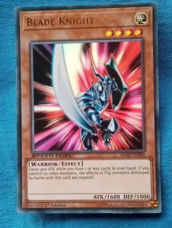 YuGiOh Cards - Blade Knight - SBAD-EN006 - Near Mint! - Image 1