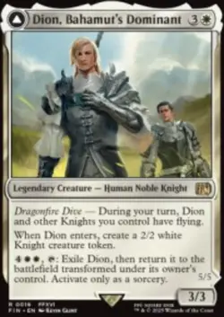Dion, Bahamut's Dominant // Bahamut, Warden of Light (FIN) 16 MTG Regular NM - Image 1