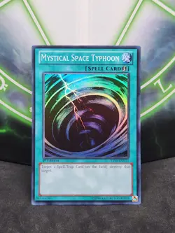 Yugioh Mystical Space Typhoon YS13-ENV12 Super Rare 1st Edition NM - Image 1