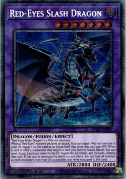 Yugioh Red-Eyes Slash Dragon MP25-EN031 1st Edition Starlight Rare NM - Image 1