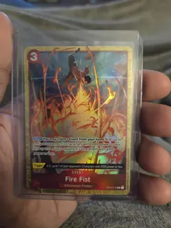 Fire Fist OP03-018 Alt Art Rare Pillars Of Strength One Piece CCG NM English - Image 1