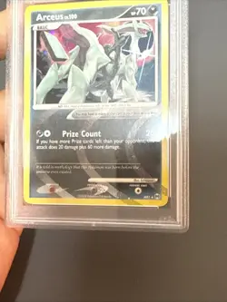 Pokemon Card Arceus Lv. 100 AR1 Holo Rare Platinum Arceus PSA 9 MINT - Image 4