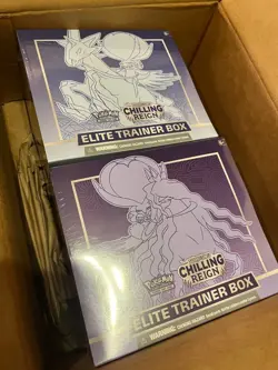 Pokemon Chilling Reign Elite Trainer Box ETB Sword & Shield Sealed New Lot of 2 820650808630 - Image 1