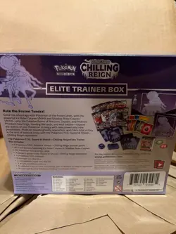 Pokemon Chilling Reign Elite Trainer Box ETB Sword & Shield Sealed New Lot of 2 820650808630 - Image 4