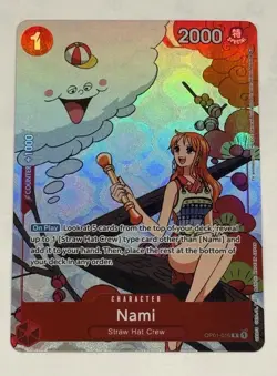 Nami (Gift Collection 2023) OP01-016 One Piece Promotion Cards Foil Texturized - Image 1