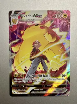 PIKACHU VMAX TG17/TG30 POKEMON SWSH LOST ORIGIN TRAINER GALLERY FULL ART NM - Image 1