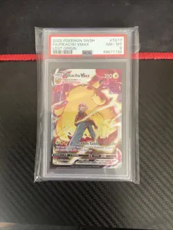 POKEMON 2022 LOST ORIGIN PIKACHU VMAX FULL ART TG17/TG30 PSA 8 - Image 1