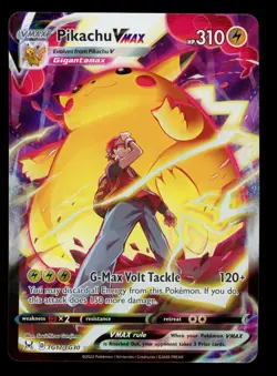 2022 POKEMON SWSH LOST ORIGIN PIKACHU VMAX TG17/TG30 TRAINER GALLERY FULL ART NM - Image 1