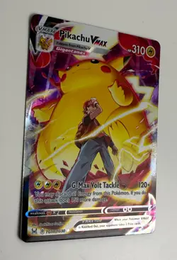 2022 POKEMON SWSH LOST ORIGIN PIKACHU VMAX TG17/TG30 TRAINER GALLERY FULL ART NM - Image 4