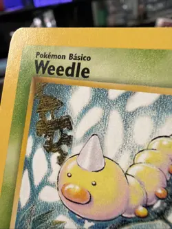 1st Edition Weedle 69/102 - NM Near Mint Spanish Base Set Pokemon Card - Image 2