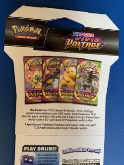 POKEMON. VIVID VOLTAGE TRADING CARD PACK -:- AS NEW CONDITION. - Image 4