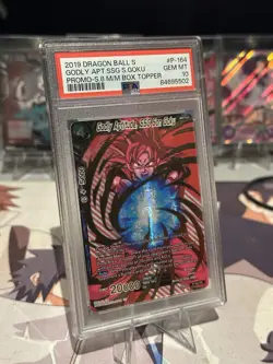 PSA 10 2019 Dragon Ball Super Card Game Godly Aptitude SSG Son Goku P-164 PR - Image 2