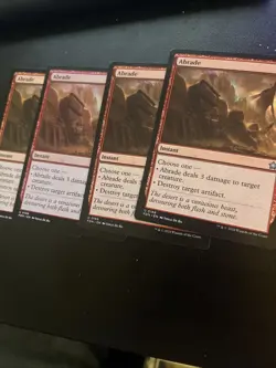 MTG Abrade Foundations Regular X4 - Image 2
