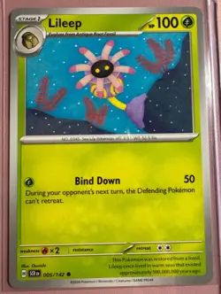 Regular Lileep 005/142 Sv07: Stellar Crown Pokemon TCG - Image 1
