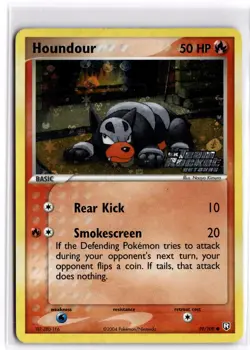 Pokemon TCG Houndour 59/109 Team Rocket Returns Reverse Holo - Image 1
