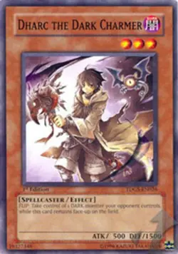 Dharc the Dark Charmer - TDGS-EN026 - Common - Unlimited Edition - Heavily Playe - Image 1