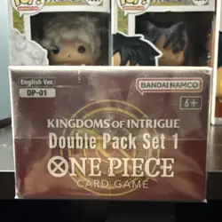 One Piece TCG Kingdoms Of Intrigue DP-01 Factory Sealed Double Pack Set 1!!! - Image 4