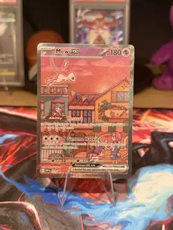Pokemon TCG Mew EX SVP 053 Scarlet Violet 151 Black Star Promo Near Mint NM - Image 1