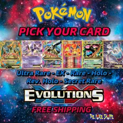 2016 Pokemon XY EVOLUTIONS Complete Your Set/Pick Card - EX/Rev Holo/Holo M/NM - Image 1