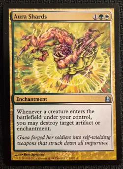 MTG Aura Shards Commander 2011 Uncommon Card 182/318 Regular- LP - Image 1